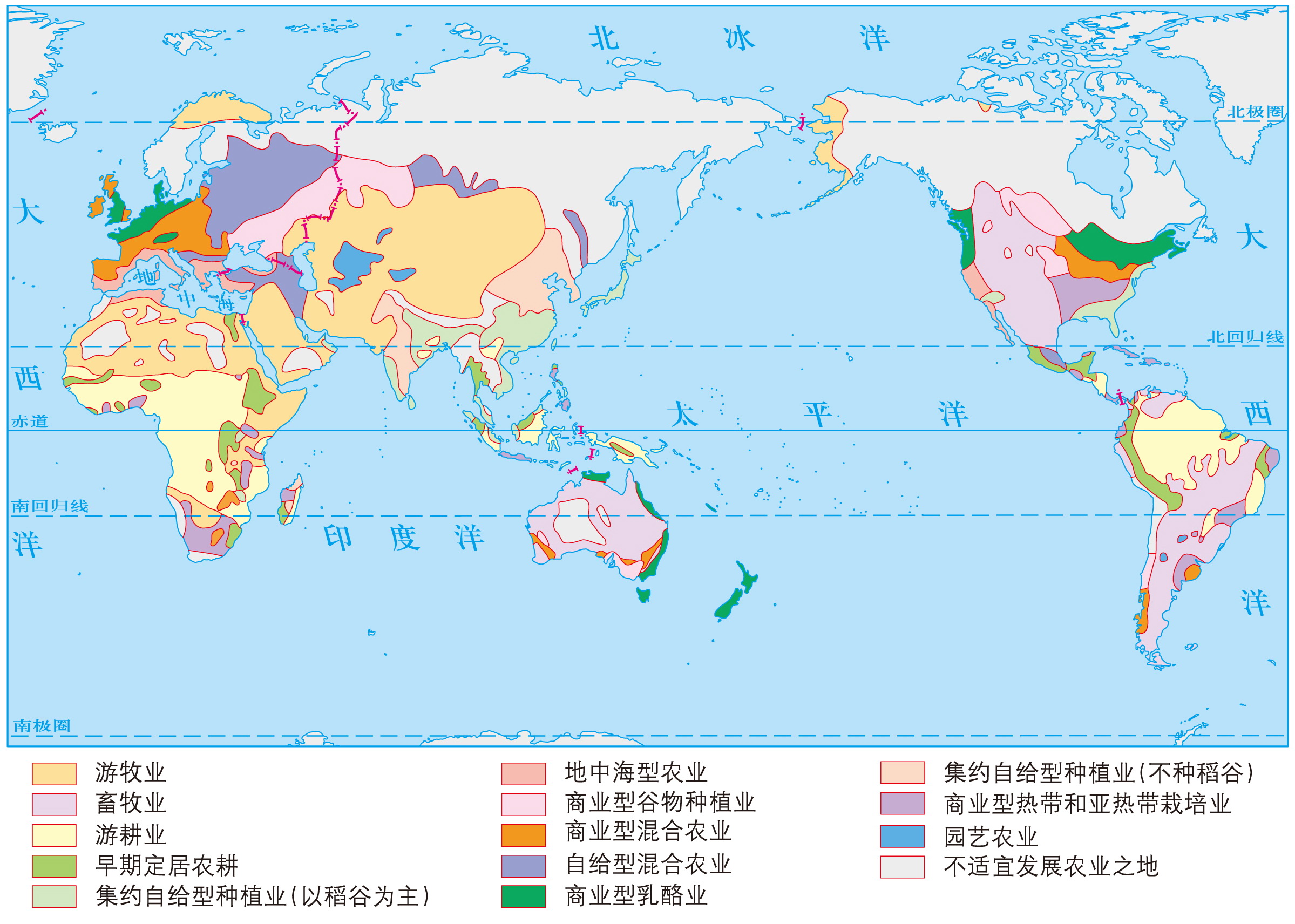 俄罗斯农业地域类型图片