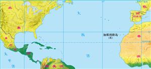 图1-9 加那利群岛地理位置