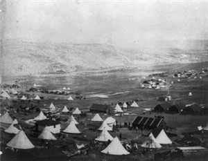 克里米亚战场上的英军营地