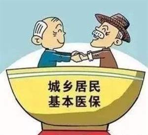 关于中国城乡居民基本医保的漫画