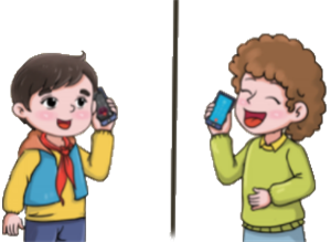 打电话传递信息