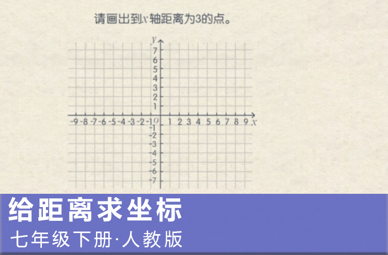 趣味微课：6.给距离求坐标（人教版数学七下）